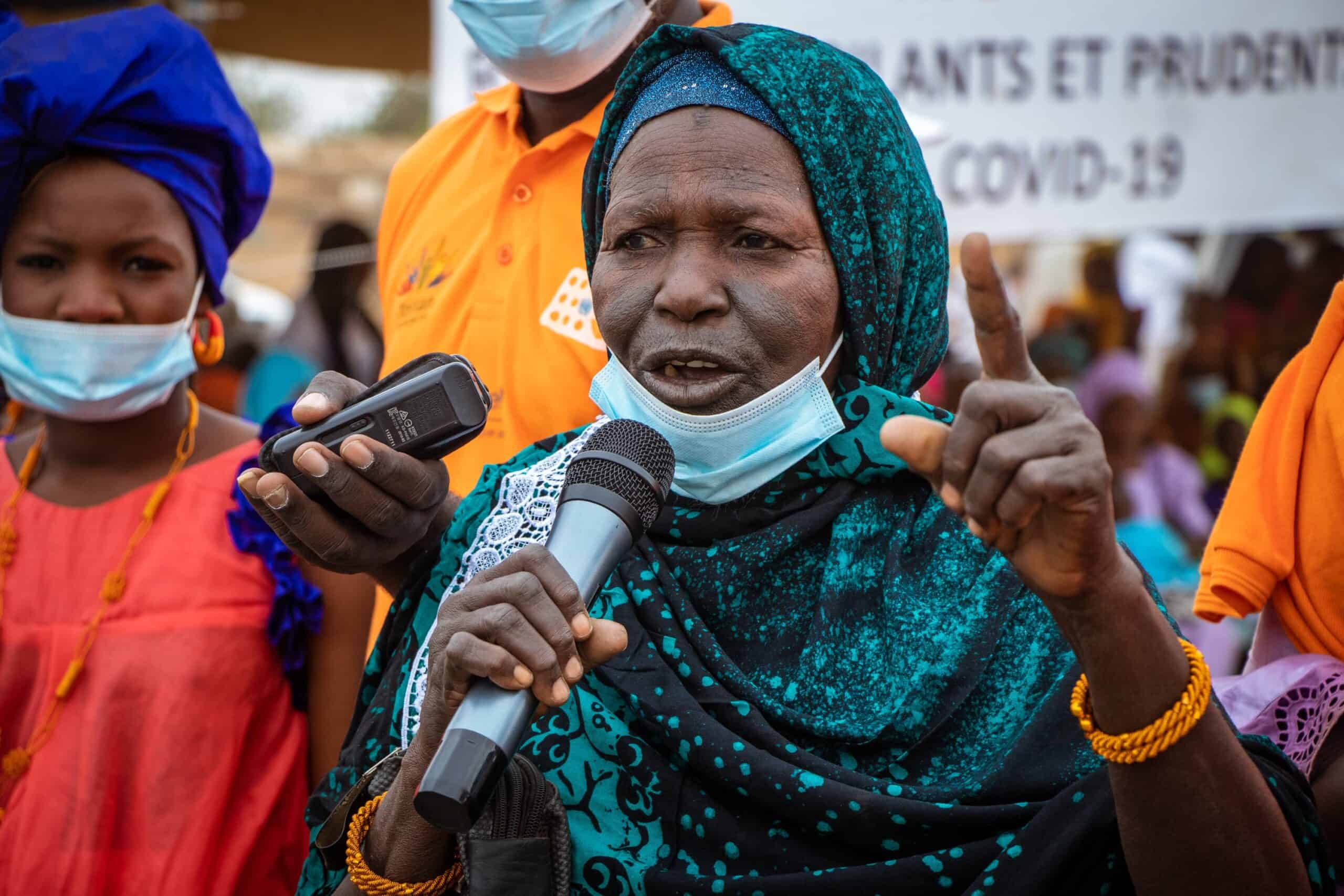 African community with clean water access